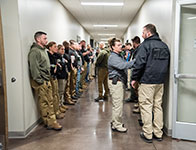 People attending a police training. Links to Tangible Personal Property