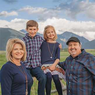 Dr. Macel, Jamie Ely and their children